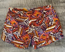 Vtg 1960s Mens Cabana Short Sexy Shorts Swimsuit Brown Funky Groovy Summer Sz Sm