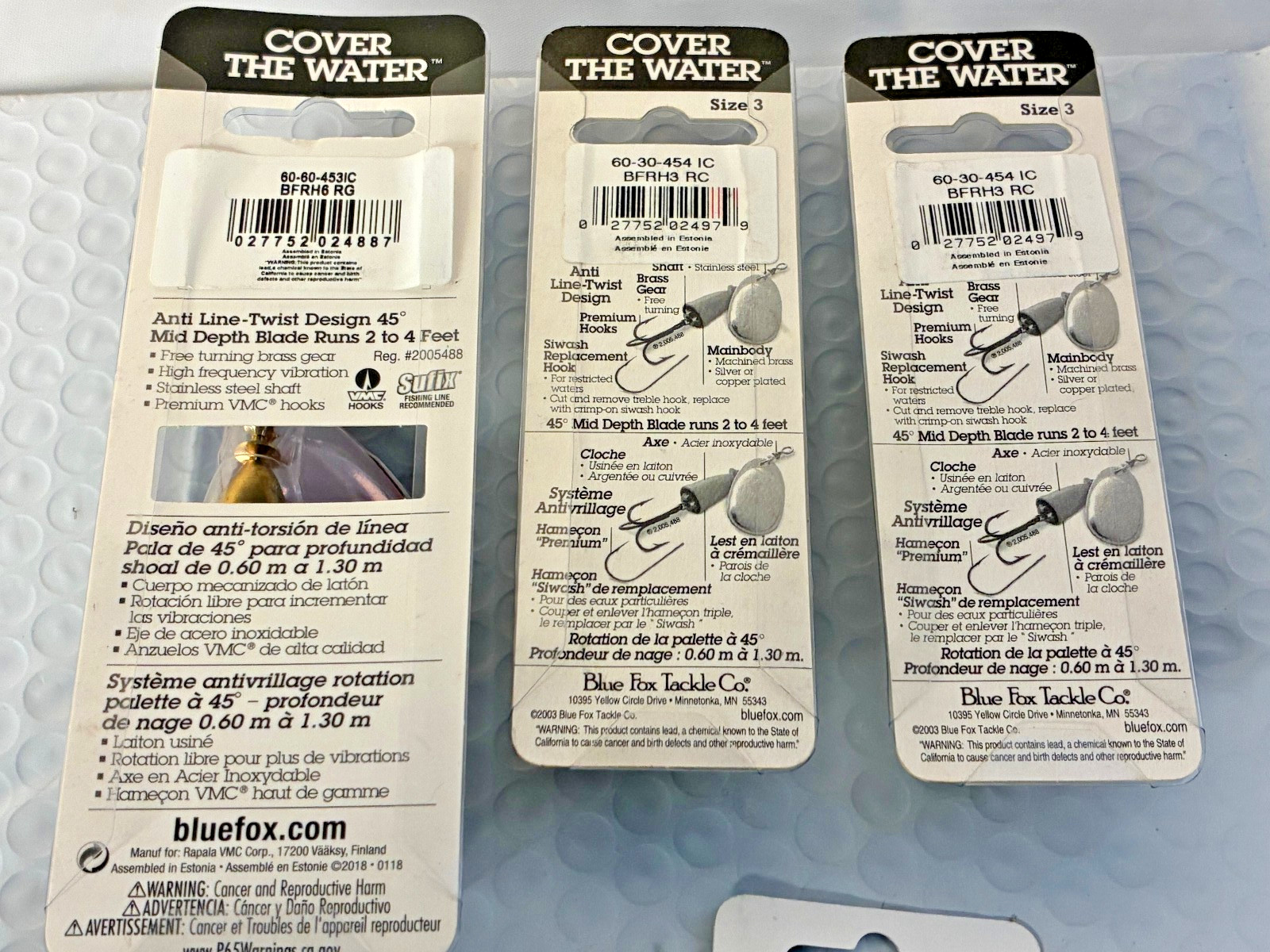 (LOT OF 6) Fishing Lures - Spinners - Salmon Trout -Vibrax, Panther Martin,Mepps - Image 4