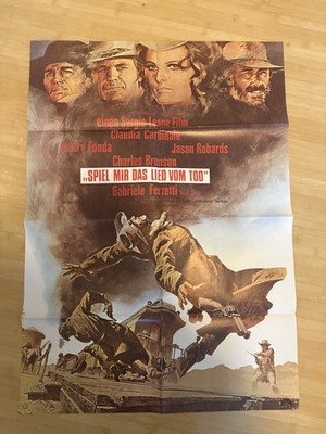 Sergio Leone - Spiel mir das Lied vom Tod  - Plakat A1   Fonda CARDINALE Bronson