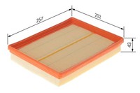 Neu - Bosch F026400301 Luftfilter FüR Kia