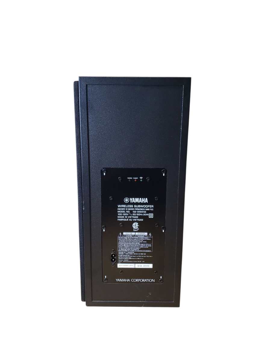 Yamaha Wireless Subwoofer Model NS-WSW42 Black Subwoofer