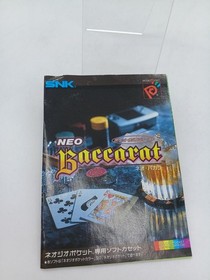 SNK NeoGeo Pocket Neo Baccarat Handheld Game EX with Box & Manual