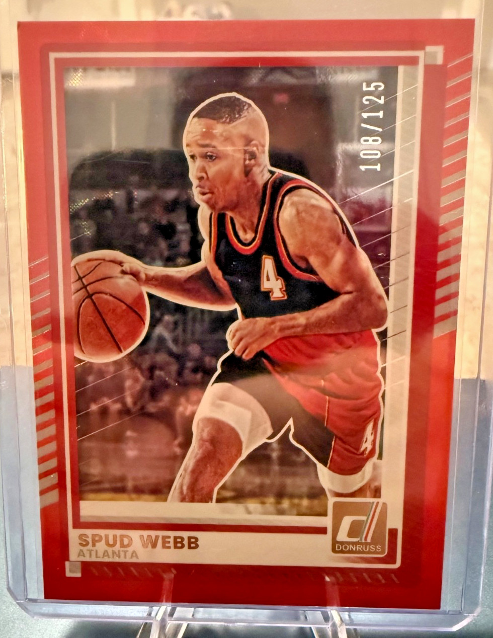 2025-26 Donruss Spud Webb Hyper /125 #145 Atlanta Hawks