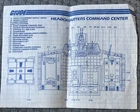 Headquarters ORIGINAL Instructions Specifications Blueprints GI Joe Hasbro 1983