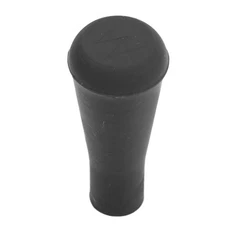 Black 5Pcs 6mm Archery Tips Soft Rubber Arrowheads Rubber Blunt Point