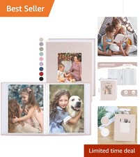 Personalized 2 Pack Linen Cover Photo Album - 36 Pockets for Cherished Memories