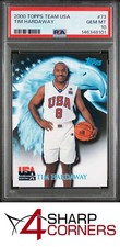 2000 TOPPS TEAM USA BASKETBALL #73 TIM HARDAWAY HOF POP 6 PSA 10