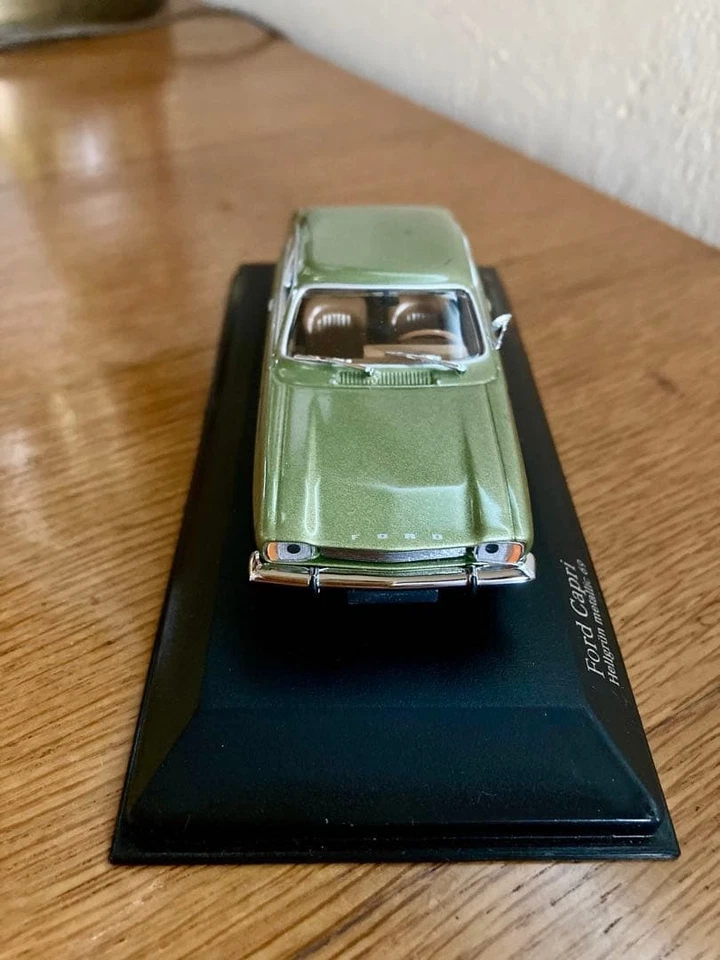 MINICHAMPS 1/43 Ford Capri Metallic Green Limited 1 of 1536 Diecast Model Car - Image 4 of 4