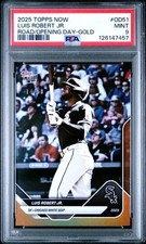 2025 Topps Now Road to Opening Day Gold #OD51 Luis Robert Jr White Sox /50 PSA 9