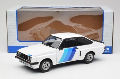 Ford Escort MK II R White With Blue Flash 1:18 Scale Model Car Group MCG18351
