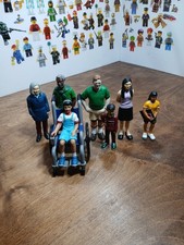 VTG 2004 Lot Of 7 Lakeshore Learning Block Play Family Community Play Figurines