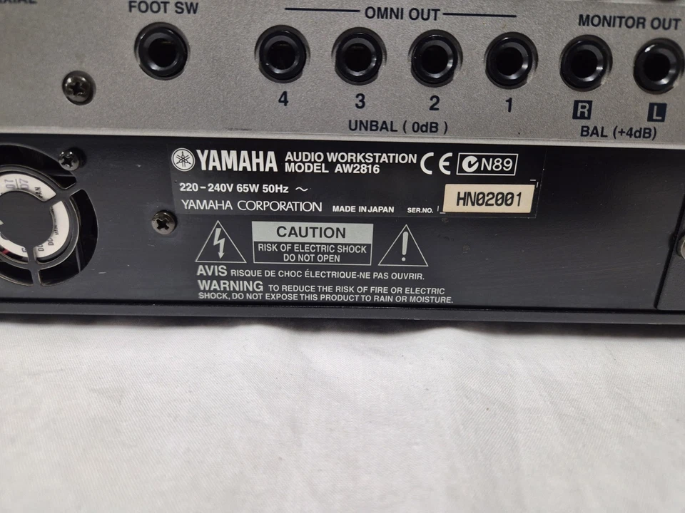Yamaha AW2816 Professional Digital Audio Workstation - Image 4 of 4