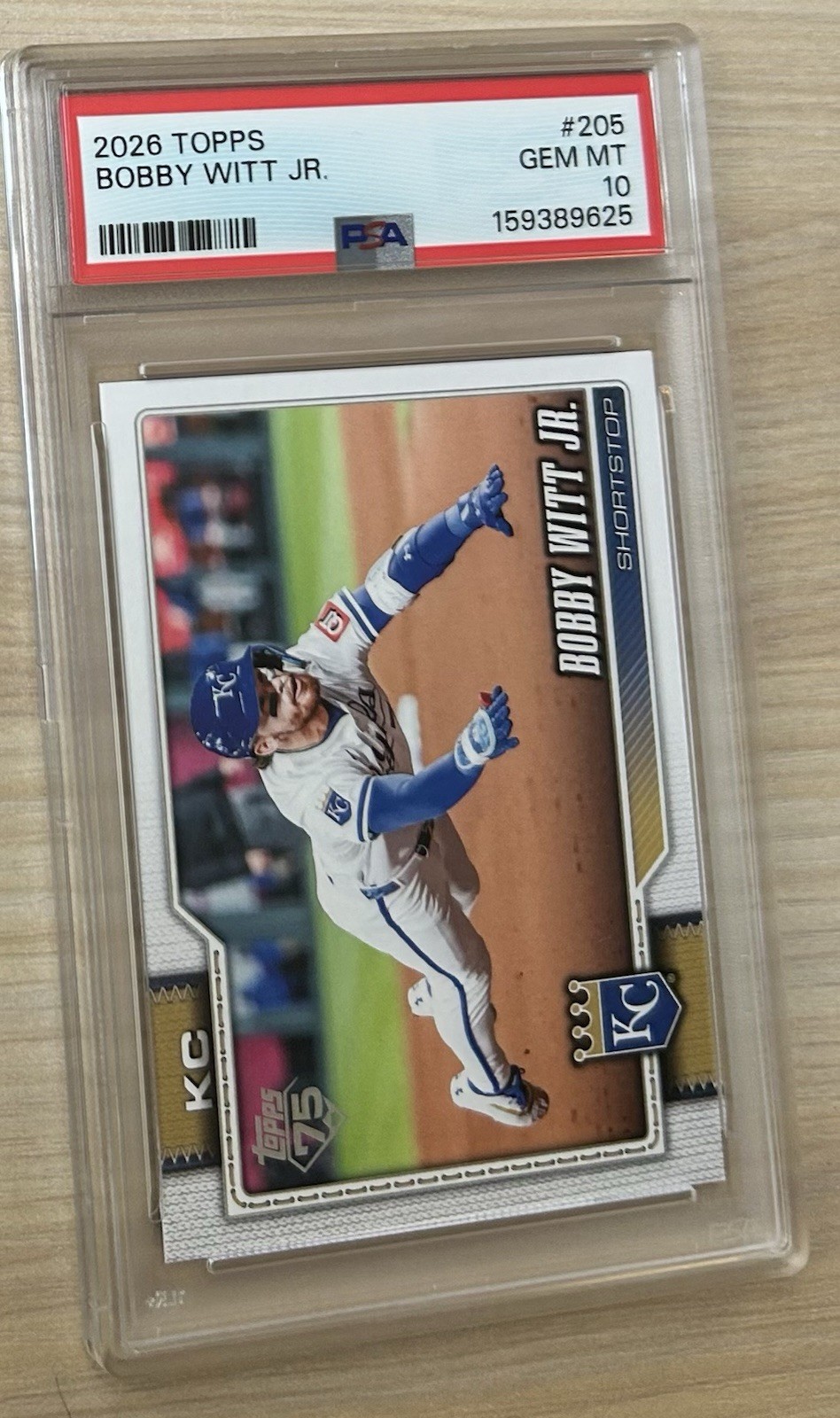 PSA 10 - 2026 Topps Series 1 - Bobby Witt Jr. #205