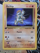 Carta Pokémon Machop (59) - Team Rocket | Edizione Prima | Tipo Lotta | Base Set | Rarità Comune | Artwork Di Ken Sugimori - 5