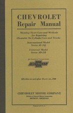 Chevrolet Car Truck 1930 Shop Manual Chevy Chevrolet Car Truck 1930 Shop Manual Chevy