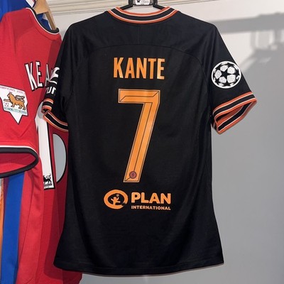 Chelsea 2019/20 Nike Third Fußballtrikot schwarz UCL N golo Kante 7 Herren Medium