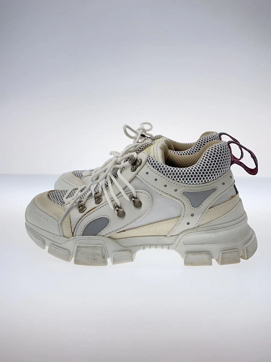 Baskets basses Gucci blanches Flashtrek cristaux taille 6X occasion
