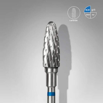 STALEKS PRO EXPERT CARBIDE NAIL DRILL BIT CORN BLUE HEAD DIAMETER 5 MM WORKING P