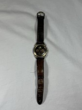 Vtg Nelsonic LAX175 Quartz Moon Phase Watch Retro Untested , As Is USA L@@K