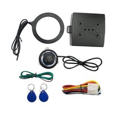 Car Smart Push Engine Start Button Kit  Keyless Entry Starter System,