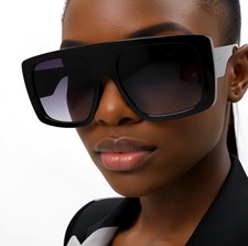 Fashion Trendy Oversized Punk Sunglasses Women Unique Men Sun Glasses Luxury New