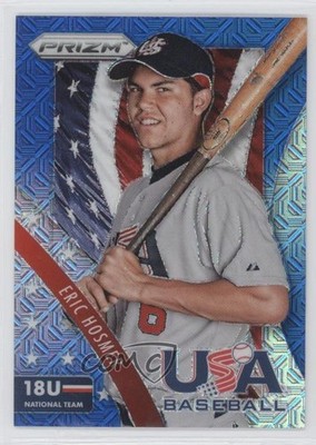 2014 Panini Prizm USA Baseball Blue Mojo Prizm 62/75 Eric Hosmer #3 4k8