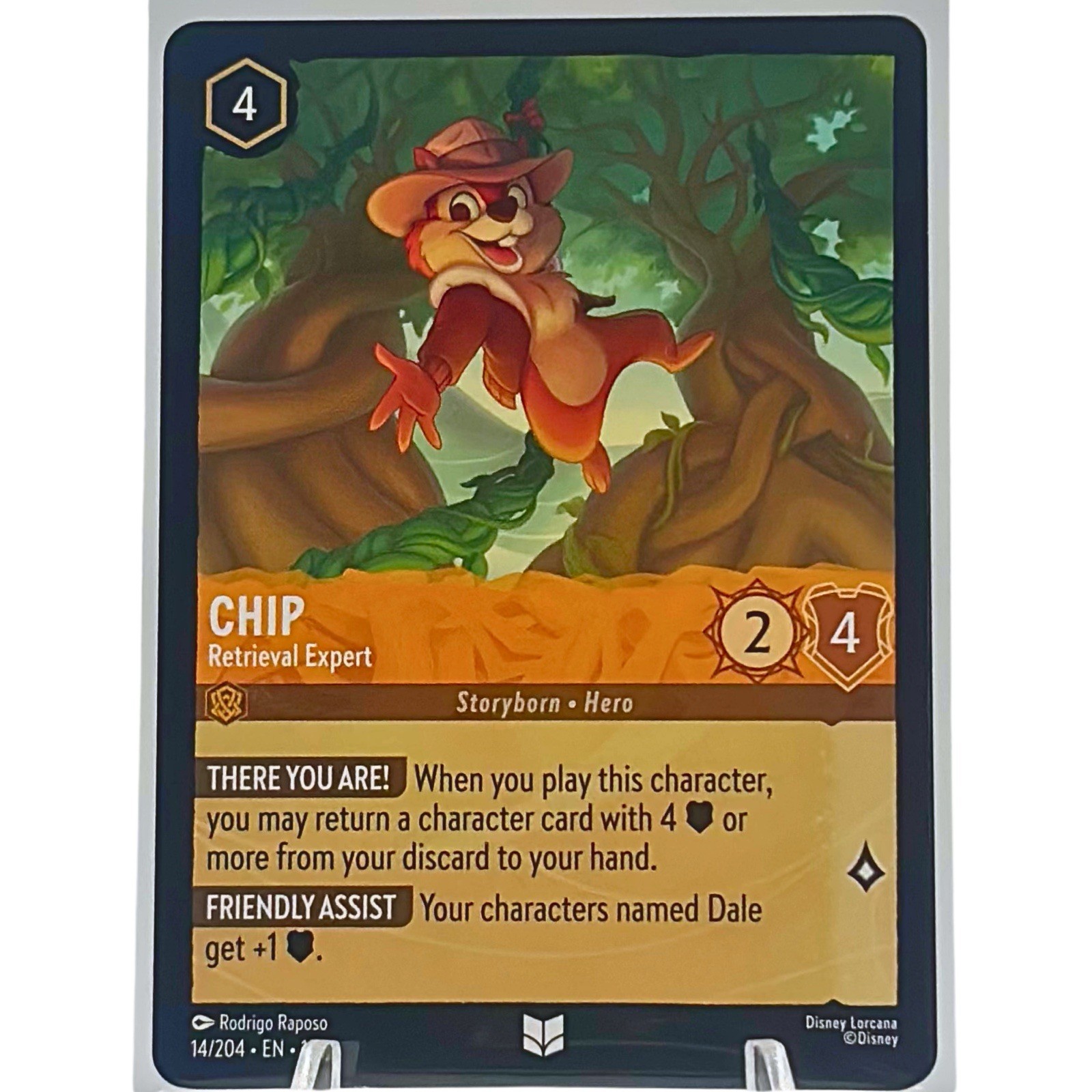 Disney Lorcana Chip Retrieval Expert 14/204 Wilds Unknown Uncommon NM