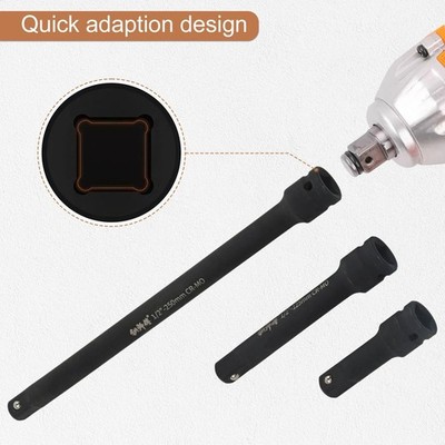 1/2'' Zoll Ratsche Verlängerung Steckschlüssel Adapter 3-tlg. Verschiedene Längen