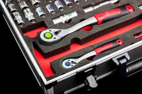 Meister Werkzeugkoffer 121-teilig Werkzeugkiste Werkzeugbox komplett - Bild 50 von 52