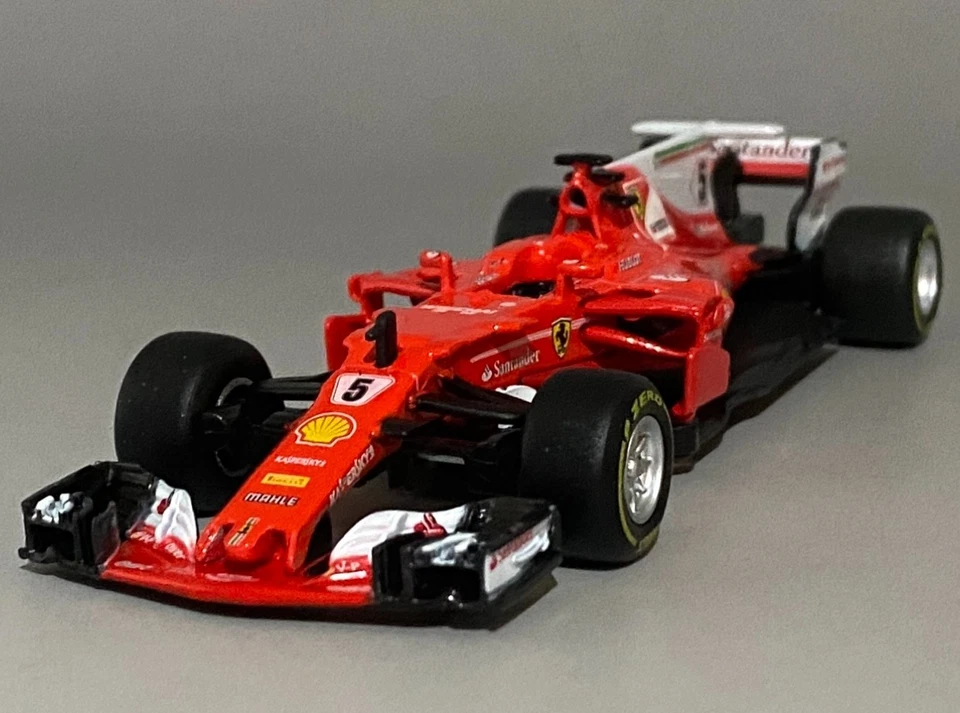 1/43 F1 Ferrari SF70H Sebastian Vettel #5 2nd, 2017 Formula 1 World Championship - Image 2 of 4