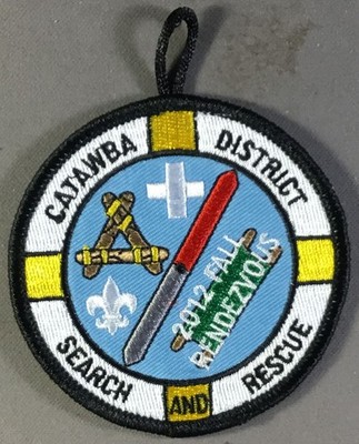 BSA  Catawba District 2012 Fall Rendezvous Search and Rescue patch         4-36