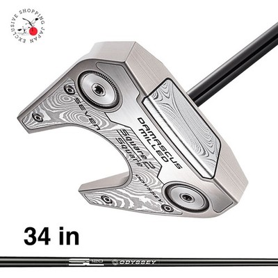 Odyssey DAMASCUS MILLED Square 2 Square SEVEN Putter 34in STROKE LAB 120 BK 2026