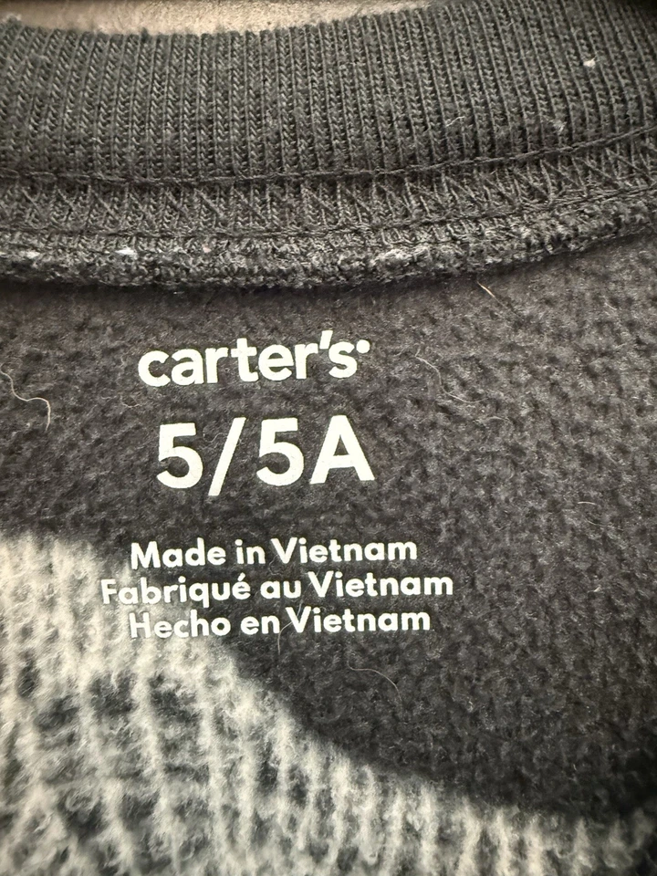 Комплект из 2 флисовых пижам динозавров на молнии для мальчиков размер 5 - Изображение 3 из 4