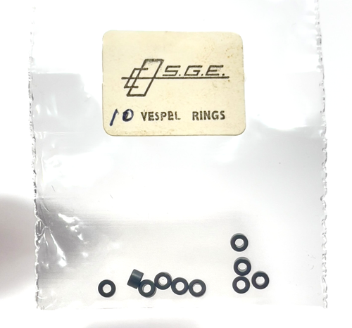 Trajan SGE Vespel Rings 3.2mm OD x 2.25mm Sealing Ring GC Fittings 10 Pcs - Afbeelding 3 van 9