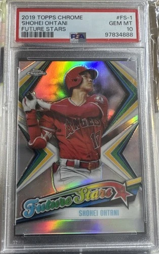 2019 Topps Chrome #FS-1 SHOHEI OHTANI Future Stars PSA 10 GEM MINT Dodgers MVP