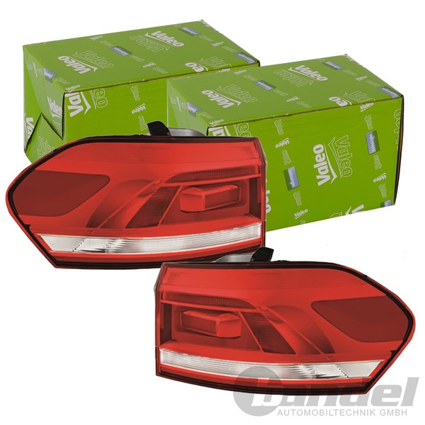 2X Valeo RÜCkleuchten Satz ÄUsserer Teil Passend FüR VW Touran Links+Rechts-image