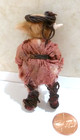 HELEN HARTZELL DOLLHOUSE MINIATURE PORCELAIN ELF IN WOODSY ATTIRE — photo 4