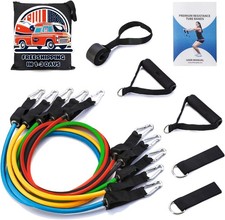 Bandas Elasticas De Resistencia Para Hacer Ejercicios Con Ligas Ejercicio NEW US