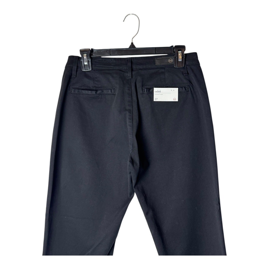 AG Adriano Goldschmied Pants Women 27 Black Caden Tailored Trouser NWT Preppy thumbnail 6