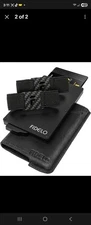 Fidelo Minimalist Wallet with Slim RFID Credit Card Holder Black w/4 Bands NIB