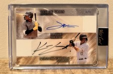 Wild card Matte Metal Leo De Vries Konnor Griffin Dual Auto 3/3 2026 Baseball