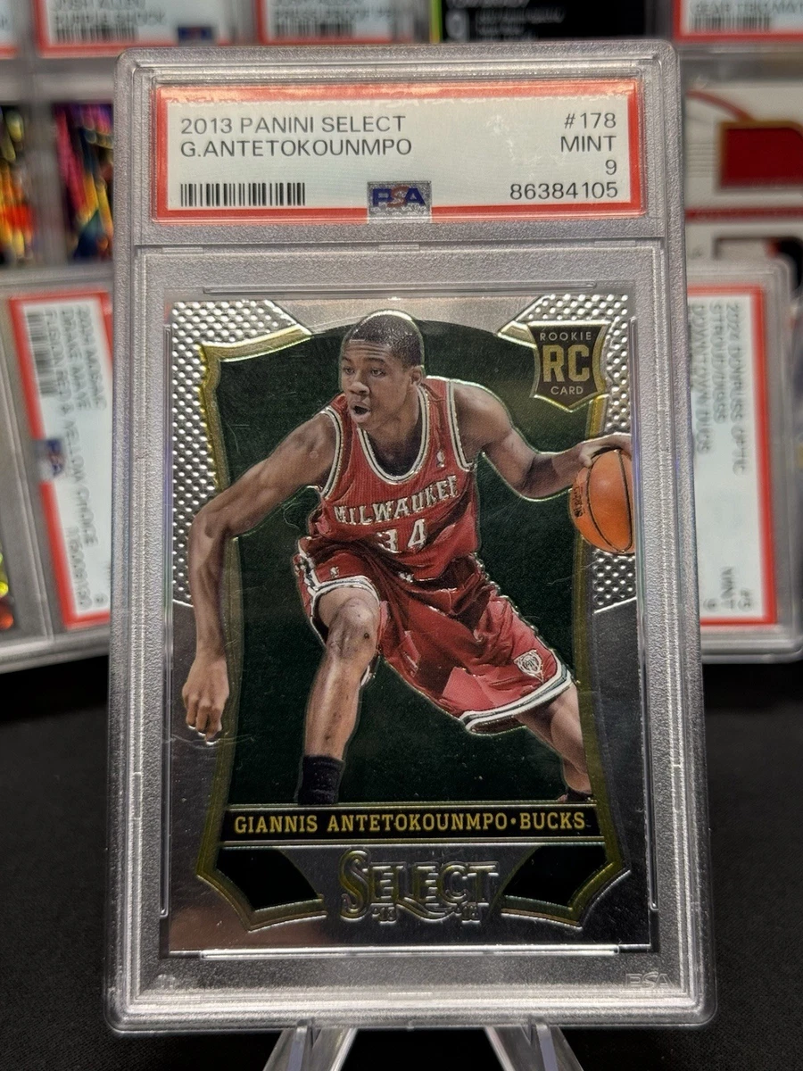 Giannis Antetokounmpo Basketball Grade 9 Rookie Sports Trading