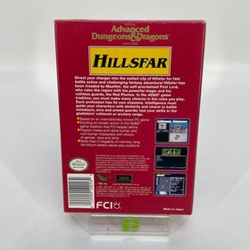 Advanced Dungeons & Dragons Hillsfar (Nintendo NES, 1993)