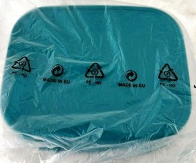 Tupperware Naschkätzchen Bellevue 1,7 L Box Petrolgrün, Deckel transparent
