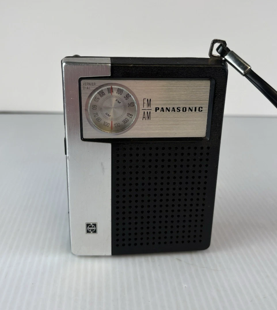 Vintage Panasonic AM FM Radio Indiana Collectible Transistor