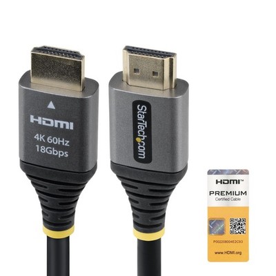StarTech HDMMV8F 8ft HDMI 2.0 Cable 4K 60Hz HDR10 High-Flex