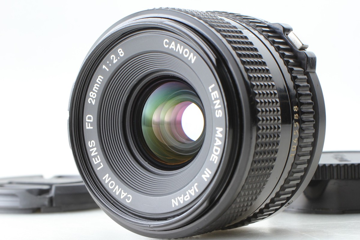 US DDP [N MINT] Canon New FD NFD 28mm F2.8 MF Wide Angle Lens for