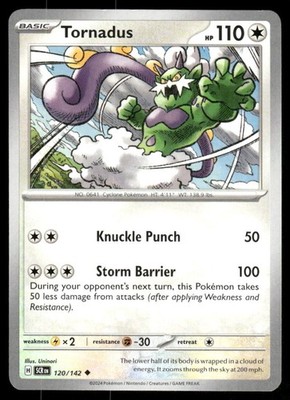 Pokémon TCG Pokémon Tornadus Tornadus Uncommon Regular