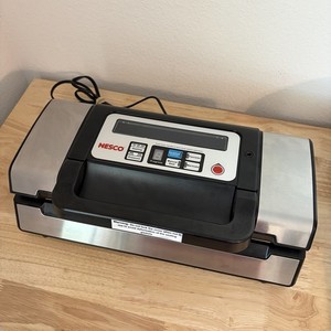 Nesco Electric Vacuum Sealer VS-12 Silver Food Preservation Tested
