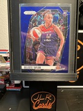 2024 Panini Prizm WNBA - Celeste Taylor #48 Blue Velocity Prizm (RC)